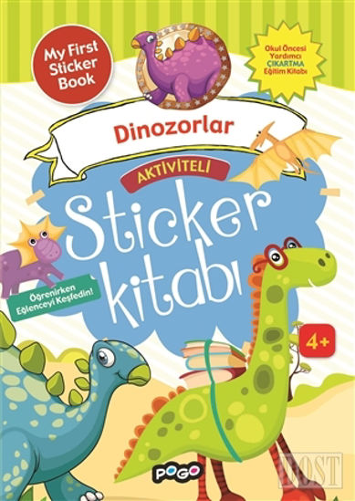 Aktiviteli Sticker Kitabı - Dinozorlar